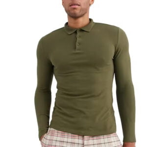 Custom long sleeve high quality embroidered muscle ordinary men's polo shirts