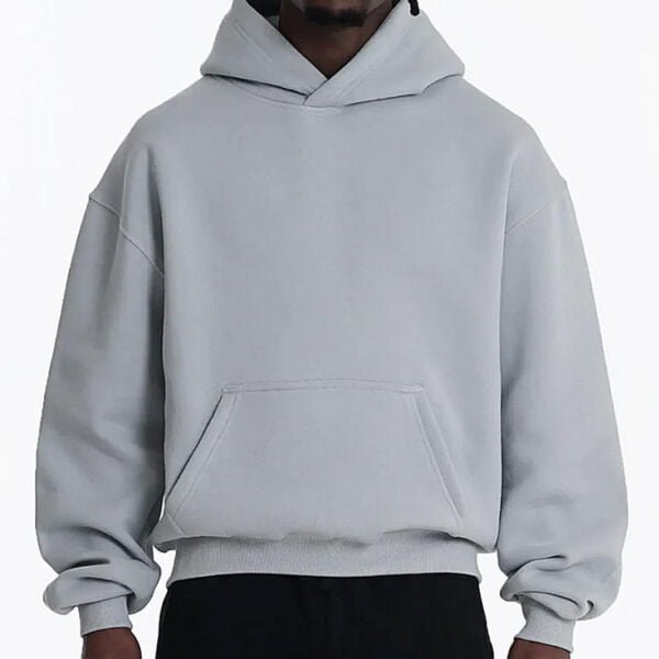 Heavyweight 500400gsm Oversized Cotton Fleece Hoodie - Custom Blank & Cropped Design