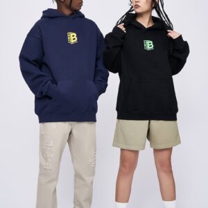 Men's Fashion Printed Fleece Hoodie - AutumnWinter 2023