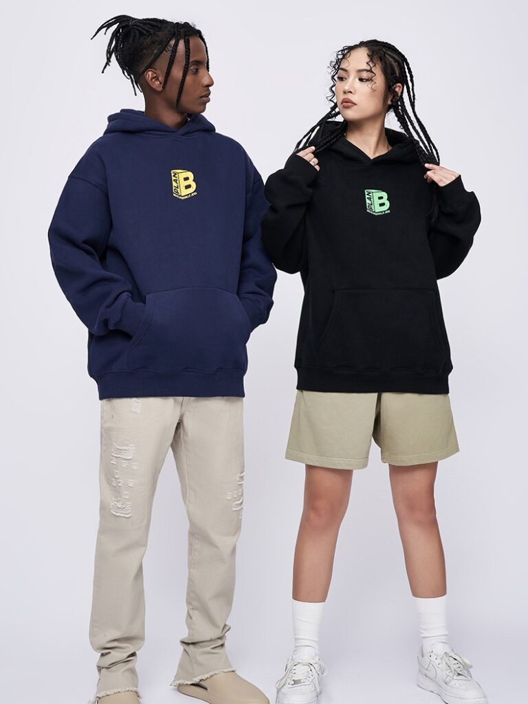 Men's Fashion Printed Fleece Hoodie - AutumnWinter 2023