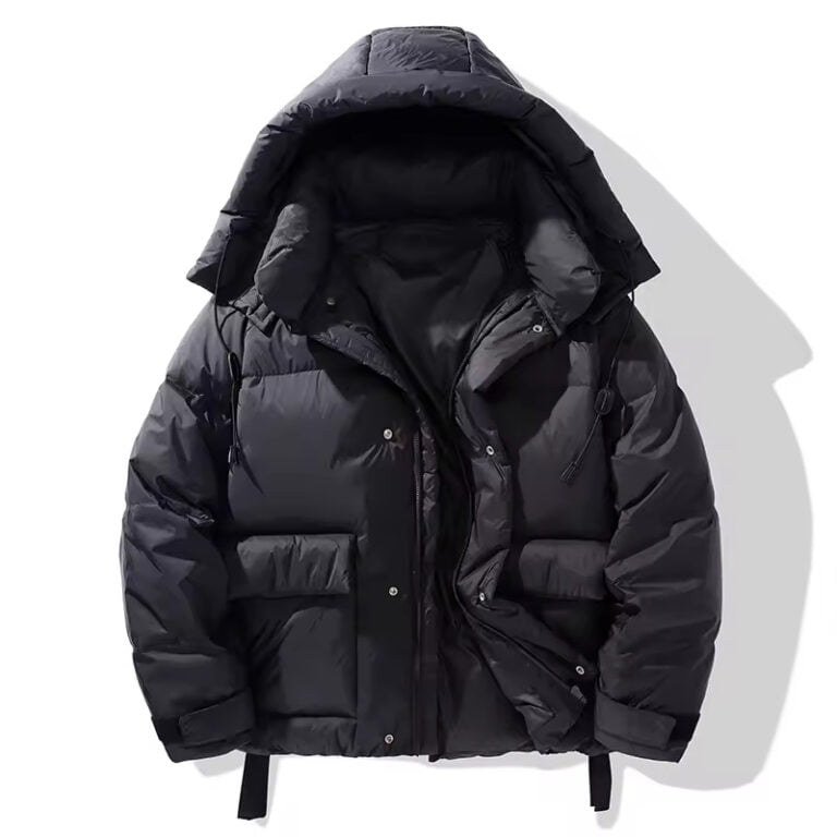 Men's Stand-Up Collar Thickened Winter Down Jacket