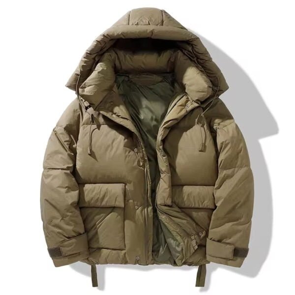 Men's Stand-Up Collar Thickened Winter Down Jacket