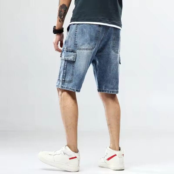 Oem Plus Size Nice Quality Men'S Casual Hipster Baggy Denim Cargo Shorts