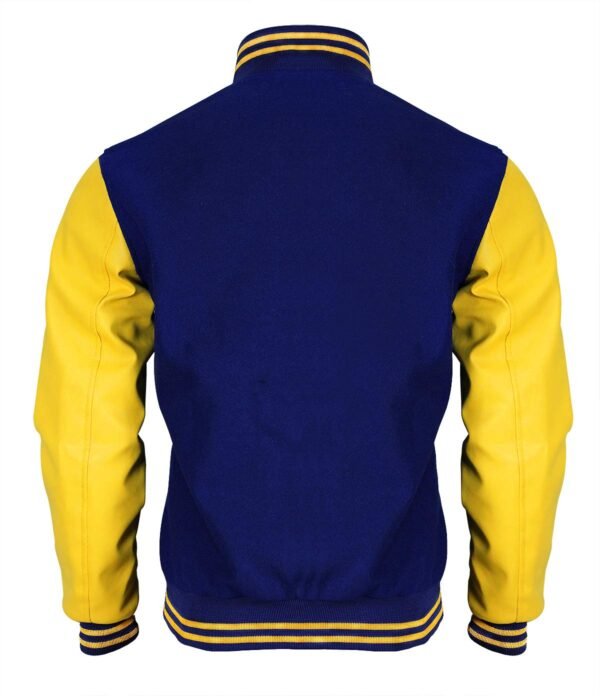 R Letterman Blue & Yellow Jacket