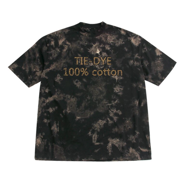 Multicolor 100_ Cotton Tie-dyed T Shirt Streetwear