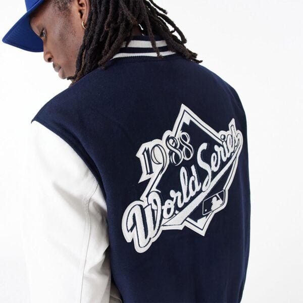 LA Dodgers MLB World Series Navy Varsity Jacket