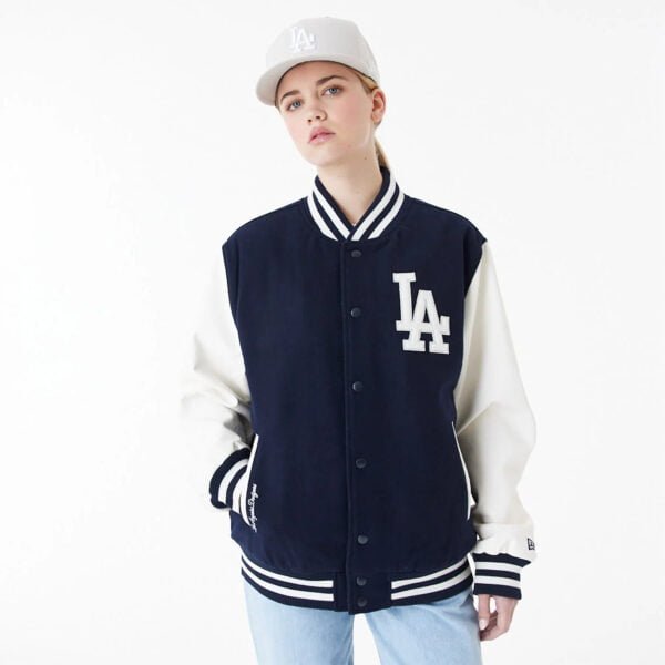 LA Dodgers MLB World Series Navy Varsity Jacket