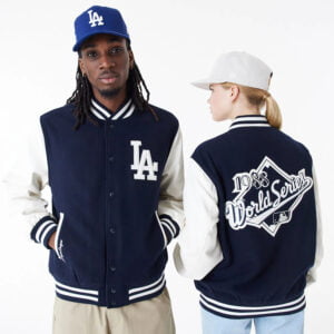 LA Dodgers MLB World Series Navy Varsity Jacket