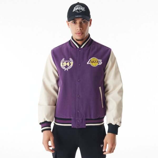 la-lakers-nba-lifestyle-dark-purple-varsity-jacket